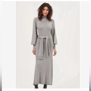 Grey sweater midi dress ASTR